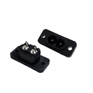 2.5A250V C8 <strong>Connector</strong> 2P Power <strong>Socket</strong> <strong>Adapter</strong> Outlet JR-201-1A - Product Image 2