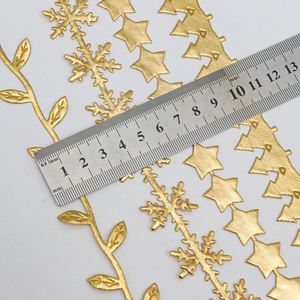 New Arrival Festive 2/3cm Embossed Gold Silver Christmas Ribbon for Xmas Gift Wrapping 10 Yards/Roll - Product Image 6