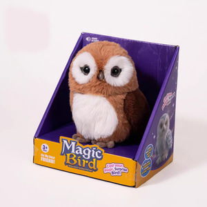 Juguete de Peluche Interactivo con Grabación de Voz y Cabeza Giratoria, Diseño de Búho Mágico, Éxito Transfronterizo en Europa y América, Regalo - Product Image 4