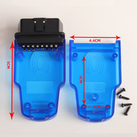 Connecteur de diagnostic automobile J1962M OBD2 mâle avec coque anti-empreintes digitales sans câble