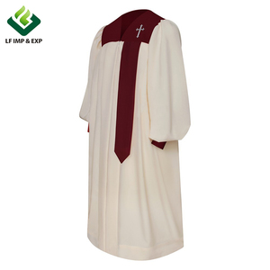 Túnicas de Coro Blancas de Alta Calidad con Cruz para Iglesia Harmony, Personalizadas - Product Image 2