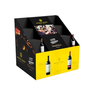 Supermarket Retail Foldable Shelves Vintage Custom Floor <b>Battery</b> Product Display Stand POS Cardboard Carton Promotion Pallet - Product Image 3