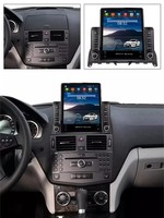 Autoradio Android pour Mercedes Benz Classe C 3 W204 C300 2006-2011 Navigation GPS 8+128G Réseau 4G Sans Fil Android Auto Stéréo