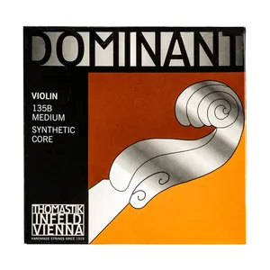 Thomastik Dominant 135B Cuerdas de violín medianas 4/4 Cuerdas Juego completo G D a E Cuerdas Fiddler - Product Image 1