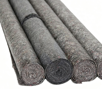 Feutre de peintre gris industriel en polyester recyclé, matériau absorbant de protection pour sols, pour la rénovation résidentielle et commerciale