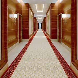 工厂供应酒店办公室卧室走廊滑道用羊毛和尼龙axminster地毯