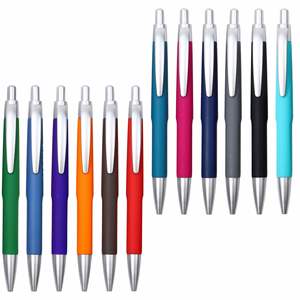 Stylo Bille Promotionnel en Gros avec Colle Pulvérisée, Matériau Métallique à Pression, Logo Imprimé pour l'Éducation et les Conférences, Couleurs Assorties - Product Image 2