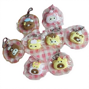 Lindos Mini Juguetes Blandos de Silicona, Llaveros Personalizados ZIJIE Taba, Antiestrés para Oficina, Unisex - Product Image 3