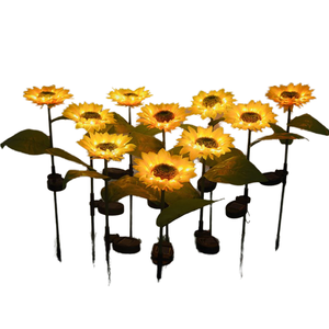 Nueva Lámpara Solar LED para Jardín con Simulación de Girasol, Resistente al Agua IP65, Decorativa para Exteriores, para Patio - Product Image 4