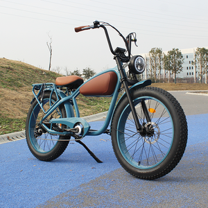 จักรยานไฟฟ้า26นิ้ว750W จักรยานไฟฟ้าแข่งคาเฟ่20Ah <span class=keywords><strong>7</strong></span>สปีด48โวลต์ย้อนยุคจักรยานไฟฟ้า - Product Image 1