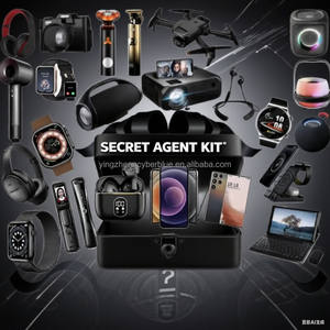 Cadeau surprise avec écouteurs et haut-parleur, boîte cadeau mystère vintage, festival, boîte cadeau en plastique, appareils électroniques filaires aléatoires, emplacement pour carte SIM - Product Image 3