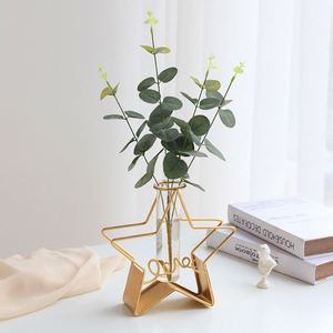 Petit vase en fer forgé pour plantes hydroponiques, arrangement floral, ornements décoratifs, vase en métal pour la maison - Product Image 3