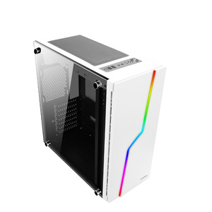 เคสคอมพิวเตอร์ G-Storm Thunder T5 ATX Mid Tower สำหรับเล่นเกม พร้อมหน้าต่างด้านข้าง ไฟ RGB สำหรับใช้งานที่บ้าน - Product Image 2