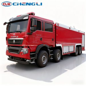 Large-Capacity Heavy-Duty 25T 8X4 HOWO Fire Suppression Truck with Big Water Tank & Fire Cannon - Product Image 1