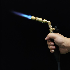 Antorcha Mapp con cabezal angular chapado en cobre, interruptor giratorio, antorcha de soldadura de gas mixto para reparación de refrigeración - Product Image 2