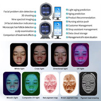 Analyseur cutané UV 3D 2026 avec scanner facial et caméra pour l'analyse dermatologique de la peau