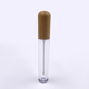 Tubes de brillant à lèvres ronds vides en gros avec couvercles en bambou - Emballage écologique pour brillant à lèvres DIY - Product Image 2