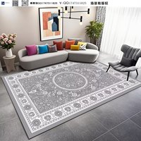 Haute qualité coton fait à la main violet tapis classique personnalisé accessoires simples pour Restaurant chinois hôtel maison exercice prière
