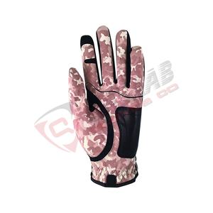 Gants de golf pour hommes-Compression Leather Leather Black-Fingers Camo-Printings Patchwork-Winter Pu Leather Breathable - Product Image 2