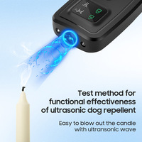Dispositif anti-aboiement à ultrasons, répulsif et protection pour chiens, outil efficace pour arrêter les aboiements avec lumière LED
