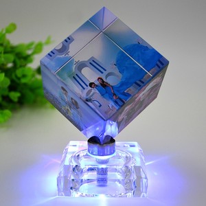 <span class=keywords><strong>Cubo</strong></span> de <span class=keywords><strong>Rubik</strong></span> de Cristal de Primera Calidad con Diseño de <span class=keywords><strong>Cubo</strong></span>, Tallado con Láser, para Recuerdo y Decoración del Hogar - Product Image 5