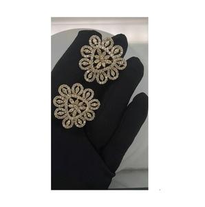 Nueva Colección de Aretes de Diamantes Naturales en Oro Amarillo de 14 Quilates, 7.50 Ct, para Regalo de Novia - Product Image 1