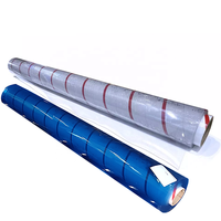 Rouleau de film transparent en PVC souple de 1 mm, 1,5 mm, 2 mm d'épaisseur pour la fabrication de nappes/rideaux de porte