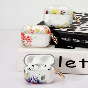 2024 New IML Hoa Mô Hình Hỗ Trợ Tùy Biến Bảo Vệ Earbuds Tai Nghe Trường Hợp Cho Airpods Pro 2nd <span class=keywords><strong>3rd</strong></span> Thế Hệ - Product Image 1