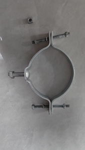 Support d'alimentation d'usine galvanisé Para Poste & Band pour pièces de télécommunication Dead-Ending & Guying Steel ADSS ASU Cable Pole Clamp - Product Image 3