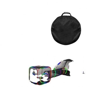 Parc de jeu 3-en-1 arc-en-ciel BSCI avec tunnel pour lapins, chats, furets et petits animaux – Enclos pour grands chats - Product Image 2