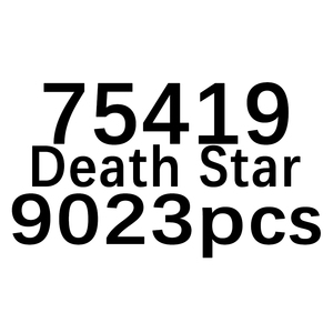 75419 NUEVO Modelo de Estrella de <span class=keywords><strong>la</strong></span> Muerte, 9023 Piezas, Juego de Bloques de Construcción, Ladrillos MOC, Kits de Ensamblaje, Rompecabezas, Juguetes, Regalo de Navidad - Product Image 1