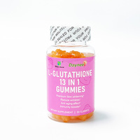 Gummies L-glutathion 13-en-1 à succès : Complément végétalien éclaircissant pour la peau, favorise l'atténuation des taches