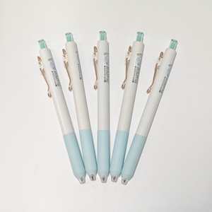 Металлическая ручка-клипса с быстросохнущими чернилами 0,5 мм, стильная, простая, для студентов, канцелярский подарок, ручка с плавным письмом, разноцветные чернила, рекламная, УФ-отверждение - Product Image 2