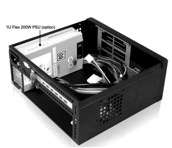 Updated 2U Desktop Mini ITX Kompak Server, Rackmount Chassis Industri PC Case EKI-M2