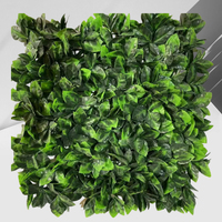 Décoration de pelouse de fleur de simulation de mur de plante artificielle d'intérieur verte pour l'option de tenture murale de fond de balcon