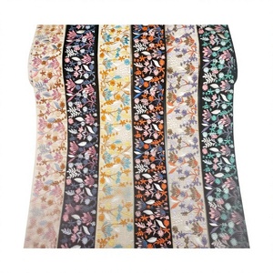 Wholesale High Quality Flower Embroidered Lace Colorful Lace <b>Trim</b> - Product Image 1