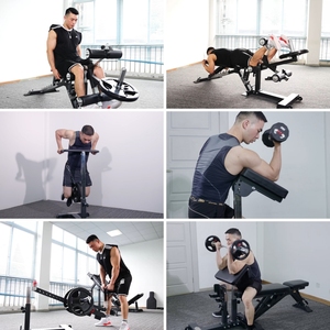 Máy tập đa năng tại nhà với đế đứng tự do, phụ kiện tập luyện toàn thân, tập cơ đùi, tập ngực, tập tạ, tập squat - Product Image 4