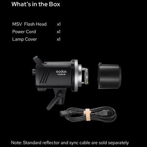 Godox-MS300V MS300-V 300W 2.4G được xây dựng trong thu không dây Trọng lượng nhẹ nhỏ gọn bền Bowens núi flash cho <span class=keywords><strong>Studio</strong></span> chụp ảnh - Product Image 4