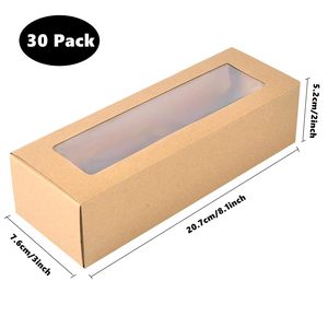 Scatola <span class=keywords><strong>per</strong></span> Macaron in Carta Kraft Stampata, Riciclabile, con Apertura a Scorrimento, <span class=keywords><strong>per</strong></span> Confezionamento Alimentare di Cioccolatini, Pasticcini e Torte - Product Image 2