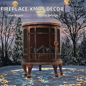 Novedad 2021: Lámpara de viento de plástico reutilizable para chimenea, brasero, adornos de escena navideña, decoración para el hogar. - Product Image 2