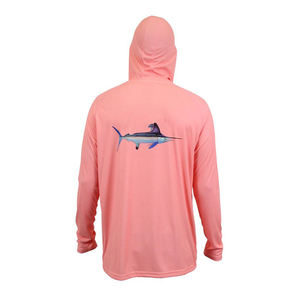 カスタム長袖釣りパーカーUPF50パフォーマンスシャツポリエステル日焼け止め釣り服防水昇華 - Product Image 3