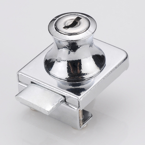 Serrure à came monopoint pour porte de vitrine en verre avec clés pour armoire coulissante ou vitrine - Product Image 3