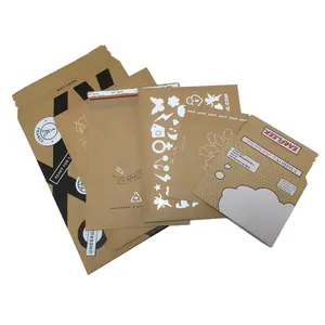 Hard Card Board Back Backed 'Pls Do Not Bend' Photo Wrap Brown Cardboard Envelope Mailer