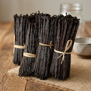 Natural Organic AD Air Dried Brown-Black Madagascar Planifolia <b>Vanilla</b> <b>Beans</b> A+ High Grade Premium Quality Strong Rich Aroma - Product Image 2