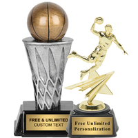 Trophée du meilleur champion de basket-ball design mvp