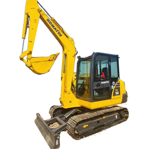 Mini-excavatrice sur chenilles hydraulique d'occasion Komatsu PC56, excavatrices d'occasion PC60 PC55 certifiées CE - Product Image 1