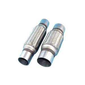 Exhaust Flexible Pipe Exhaust Flexible Pipe Auto Spare Parts With Nipples For Car Exhaust System