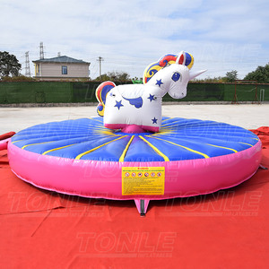 Juego Inflable <span class=keywords><strong>de</strong></span> Montar Unicornio para Niños, Juego <span class=keywords><strong>de</strong></span> Montar a Caballo <span class=keywords><strong>de</strong></span> Unicornio con Movimiento <span class=keywords><strong>de</strong></span> Empuje para Niños - Product Image 3