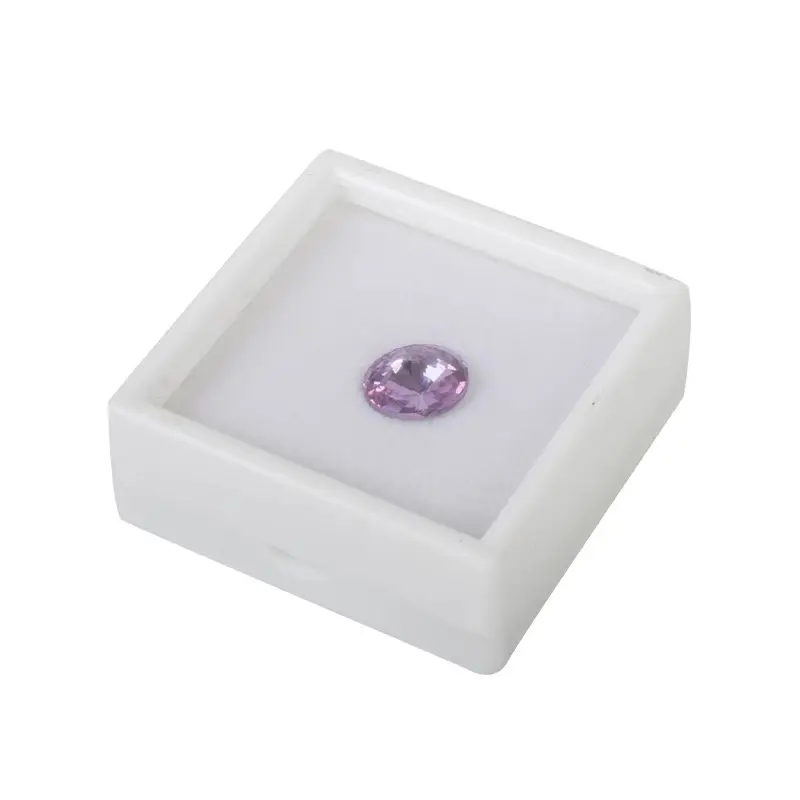 Benutzer definierte Silber Metall Edelstein Boxen Diamant Display Schmucks cha tulle Schmuck Aufbewahrung sbox 2 X2CM