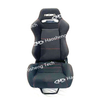 Sièges Baquets de Course en Tissu Daim Style R Caro Universels Sièges Sport avec Double Glissière et Base pour Suzuki Jimny